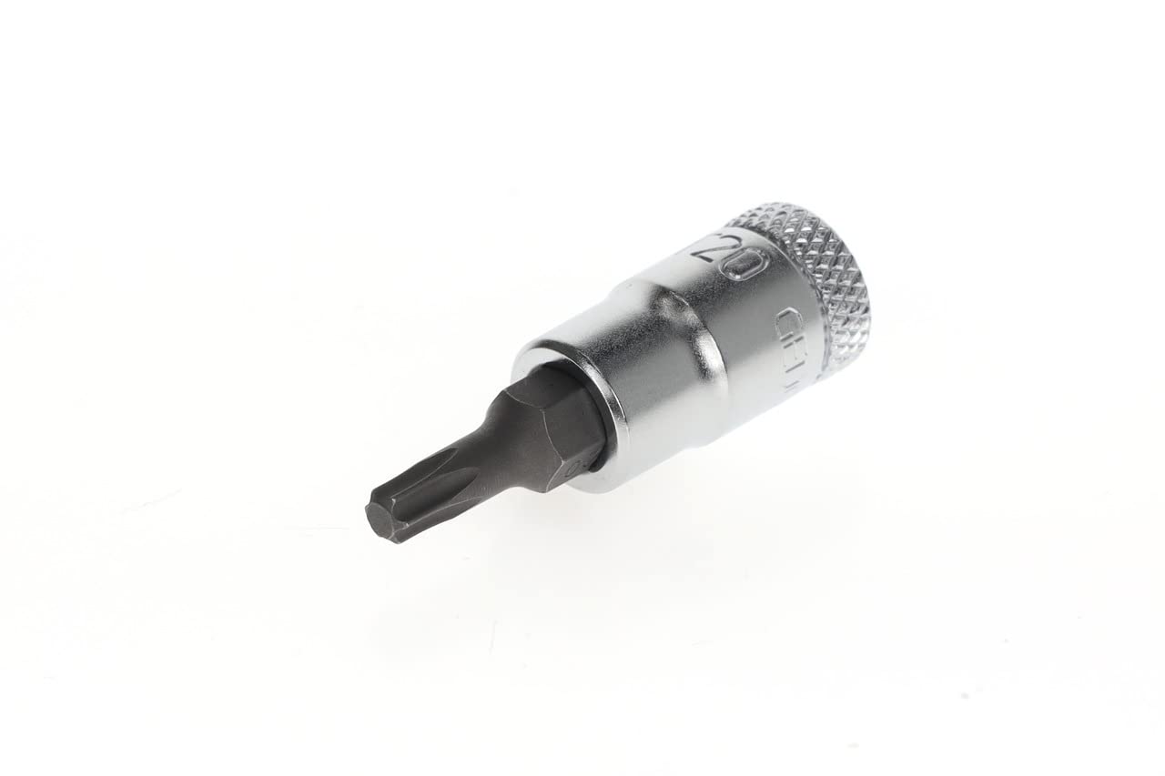 GEDORE Screwdriver bit socket Torx, T20, AF 3.86 mm, 1/4" 6.3 mm, Screwdriver bit socket, Tool, ITX 20 T20 — image 1