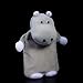 Peterpan Transparent Classic Rubber Hot Water Bottle with Animal Cover,2 Liter Hot Water Bag/Ice Bag,Red