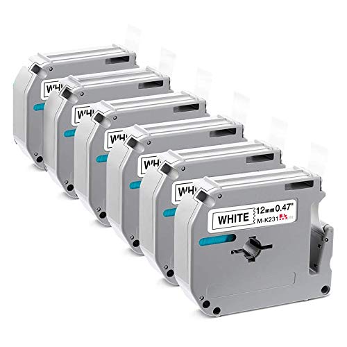 ASprink M-K231 Compatible Label Tape Replacement for Brother ...