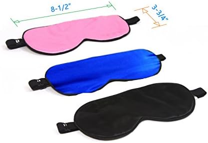 Super Soft and Smooth 100% Natural Silk (both shell and filling) Sleep Eye Mask/Blindfold (Thin version) - Black