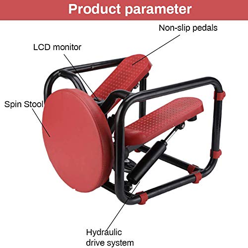 KENL-Mini-Fitness-Twist-Stepper-Home-Exercise-Slimming-Step-Machine-Resistance-Bands-Indoor-Multifunctional-Fitness-Equipment-Fitness-Stair-Stepper-Portable-Twist-Stair-StepperOrange