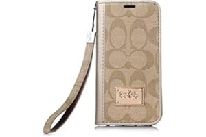 VTIOD Wallet Case for iPhone 13 Pro Max with Card Holder, Luxury Monogram Magnetic Shockproof Leather Flip Cover Case for Apple iPhone 13 Pro Max 6.7 inch 2021 Release Gold