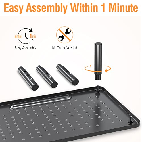 ELIVED Monitor Stand Riser Monitor Riser 3 Height Adjustable, Monitor