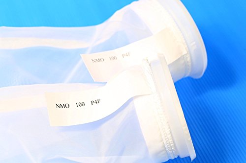 Dr. marine 2PC Filter Sock NYLON 4" X 15.7" 100 micron Aquarium Filter Bags