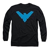 Batman Nightwing Symbol Long Sleeve Mens Shirt