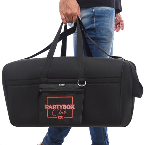 Bolsa Case Bag Capa Bisbel Compatível com Jbl Partybox Club 120 Espumada Premium
