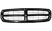 Grille Assembly Compatible with 1997-2004 Dodge Dakota Painted Black Shell and Insert