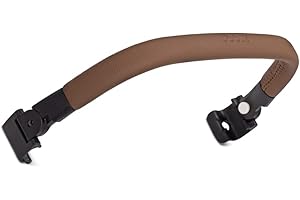 Joolz AER+ Bumper Bar - Accessory for Stroller - Foldable - Extra Comfort - Elegant Design - One-Hand Use - Easy to Attach & Open - Ideal for Hanging Toys - Brown Carbon