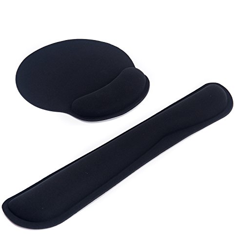 XFX 2-in-1 Memory Foam Set Keyboard Wrist Rest Pad & Mouse Wrist Rest Support Cushion For Office, Computer, Laptop, & Mac - Durable, Lightweight for Pain Relief & Easy Typing - Thumbnail 5