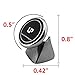 LP Magnetic Car Mount, 360 Degrees Universal Magnetic Car Mount Holder (Black)