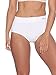 Boody Women's Full Brief Underwear - High Waisted Underwear for Women, Seamless Panties for Women - High Rise Women's Underwear for Full Coverage, Bamboo Viscose for All-Day Comfort - White, Small