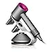 Dyson Supersonic Fast-Drying Gift Edition with Complimentary Stand for Hair Dryer and Attachments, Fuchsia