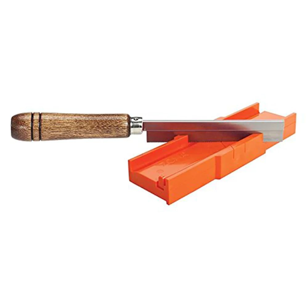 Olson Mitre Box with 200-Saw, Metal-Cutting, 1.5" Blade