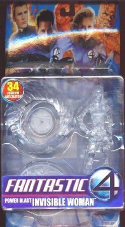 Fantastic 4 Power Blast Invisible Woman Action Figure - Clear Variant by Slovak