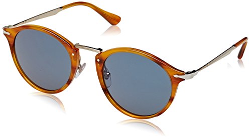 Persol Men's Calligrapher PO3166S-960/56-51 Brown Clubmaster Sunglasses