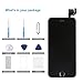 Screen Replacement for iPhone 6S Plus Black 5.5 inch Giorefix LCD Display 3D Touch Screen Full Assembly Digitizer Assembled Kit Home Button,Front Camera, Earpiece with Repair Tools + Screen Protector