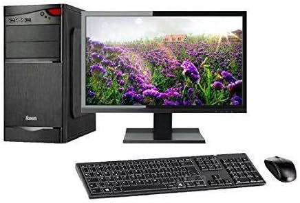 DHAGAN Assembled Desktop Computers (Intel Core i 5 1st Gen, H55 Motherboard, 4GB RAM DDR3, 500GB Hard Drive, Without DVD+RW, 15.6" Monitor, Wired USB Keyboard+Mouse Included)
