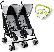 hauck double pram side by side