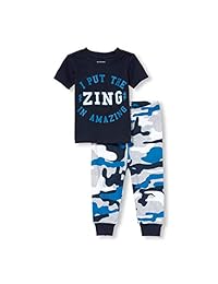 The Children's Place Big Boy's - Conjunto de pijamas para niños