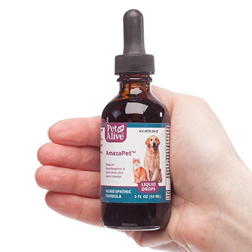 PetAlive AmazaPet Liquid - A Homeopathic Remedy for Easier Breathing, Improved Respiratory Function and Healthy Lungs - Thumbnail 2