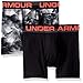 Under Armour Big Boy's 2 Pack Performance Boxer Briefs Underwear, Black F, YXL