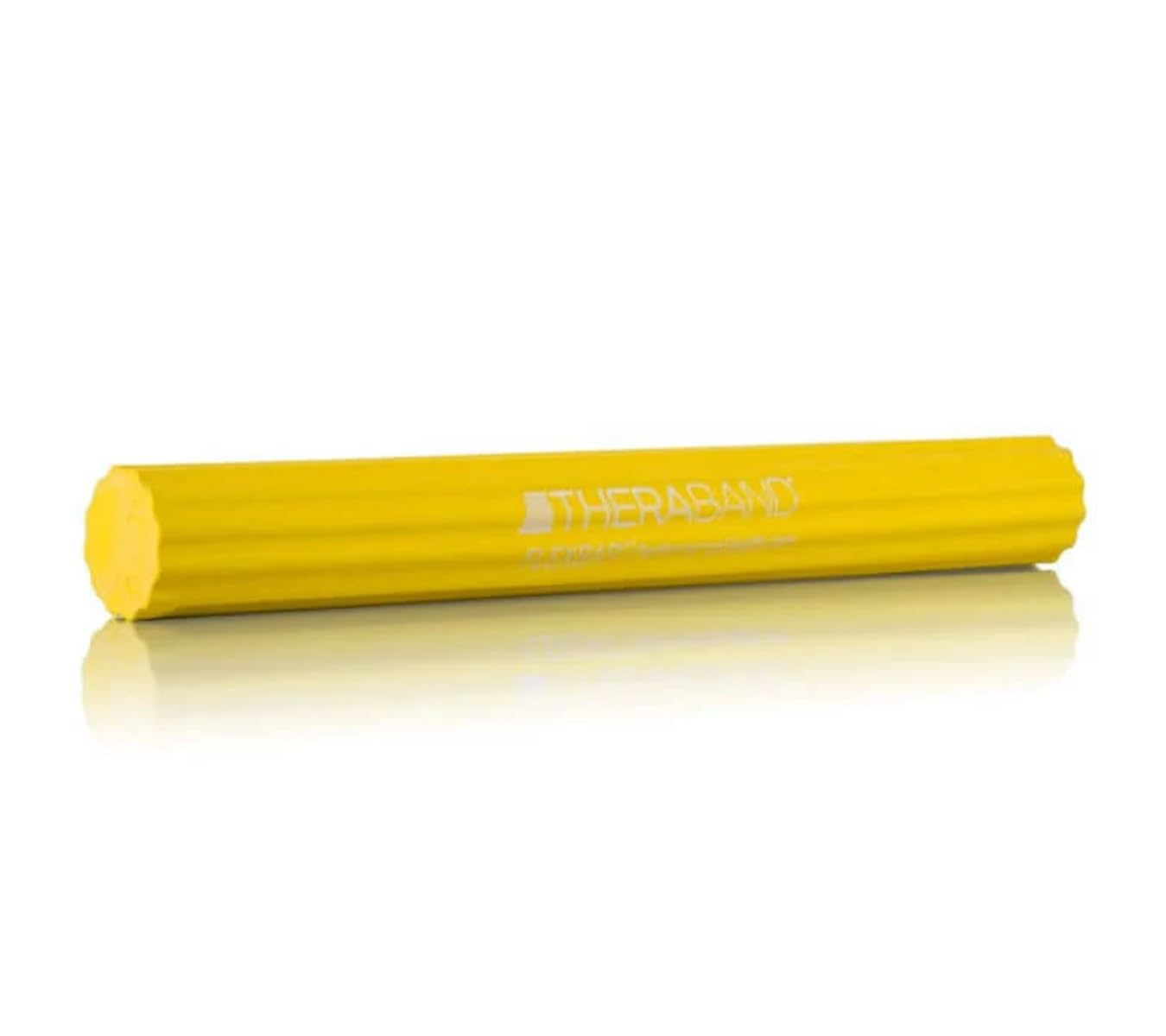 THERABAND Resistance Bar, FlexBar, Pain Relief for Tennis Elbow Injury, Tendonitis & Improve Grip Strength, Rehab and Therapy after Injury, Yellow, Extra Light Beginner