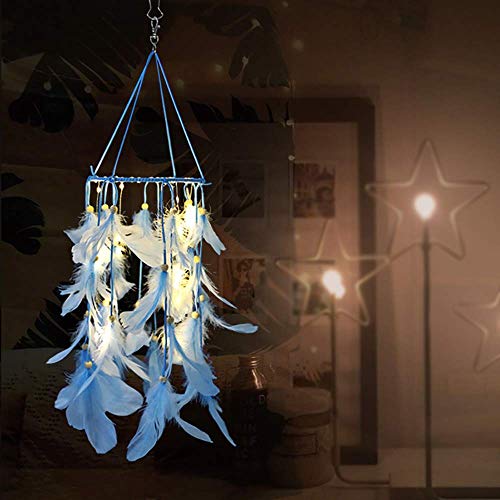 Ruili Inc Led Dream Catcher Light Boho Dreamcatcher Light Handmade