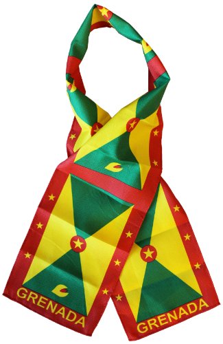 Grenada - 8" x 60" Lightweight Flag Scarf