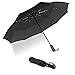 urophylla Windproof Travel Umbrella, Compact Folding Umbrella Automatic Open Close, WIND-DEFYING 9-RIB Lightweight Small Umbrella for Backpack