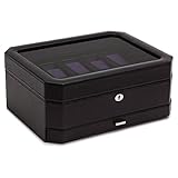 WOLF Windsor 10 Piece Watch Box with Drawer