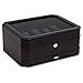 WOLF Windsor 10 Piece Watch Box with Drawer