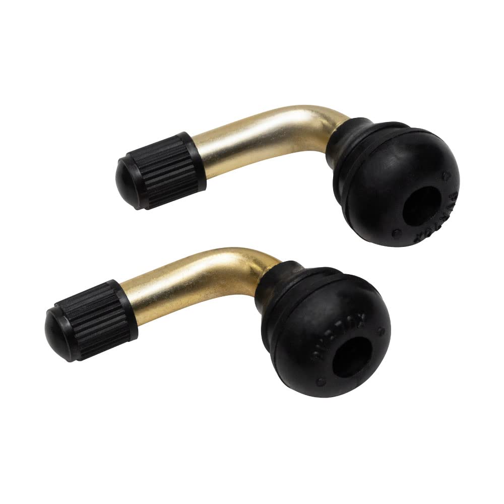 A-ITEM タイヤエアバルブ L型 2個セット チューブレスタイヤ バイク 小径 修理 タイヤ パーツ 部品 足回り バイク用品 原付 ホイール バルブ交換商品画像