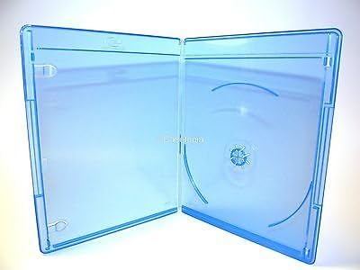 Custodie Blu-Ray Slim Viva Elite – 50 Pezzi, Plastica Blu, Spessore 6 Mm Con Vassoio Push-Up