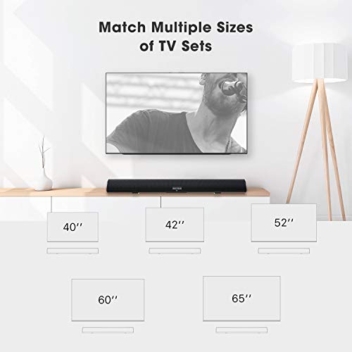 Sound Bar, 100Watt Bestisan Soundbar for TV, Wired & Wireless Bluetooth 5.0 Sound Bar(40 Inch, 6 Drivers, 105dB, Optical… - Image 2