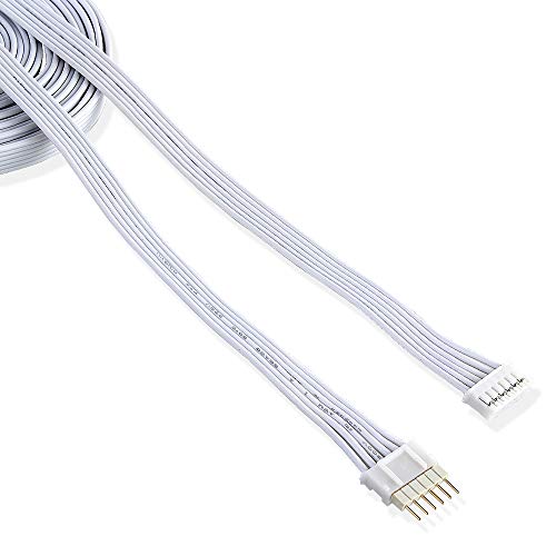 Extension Cable for Philips Hue LightStrip Plus V3 version only (3 ft/1 m, 2 Pack, White)