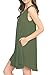 LILBETTER Women's Sleeveless Pockets Casual Swing T-shirt Dresses