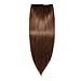 MY-LADY Double Weft 100% Remy Human Hair Clip in Extensions Full Head Thick Thickened Long Soft Silky Straight 8pcs 18clips for Women Beauty 14