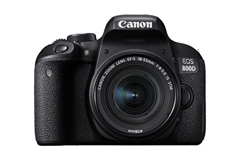 Canon-EOS-800D-Cmara-RFLEX-de-242-MP-Pantalla-tctil-de-30-NFC-Dual-Pixel-CMOS-AF-Bluetooth45-Puntos-AF-6-fps-Full-HD-WiFi-Negro-Kit-Cuerpo-con-Objetivo-EF-S-18-55IS-STM
