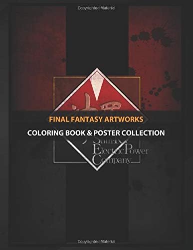 Coloring Book & Poster Collection: Final Fantasy Artworks Final Fantasy Vii Bloody Shinra Gaming