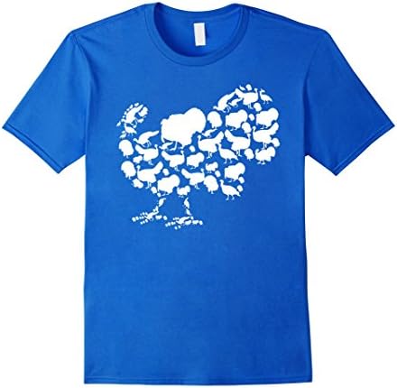 Mens Turkey Wild Thanksgiving Food T-Shirt 3XL Royal Blue