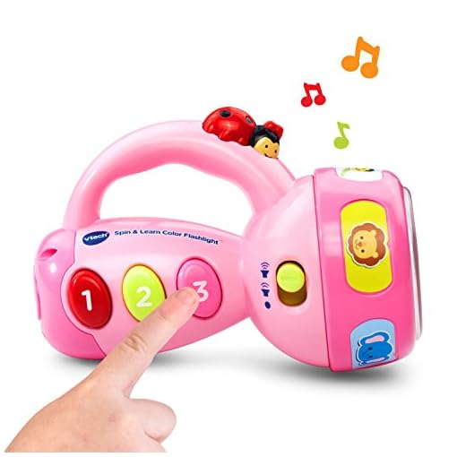 VTech Spin and Learn Color Flashlight Amazon Exclusive, Pink - Image 5