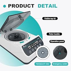 JOANLAB Lab Digital Bench-top Hematocrit Centrifuge