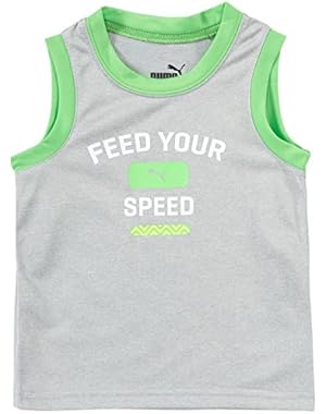 Baby Boys' Muscle Tank Top (Baby) - Light Heather Grey
