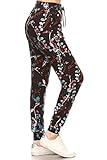 JGAX-R580-3X Vine Charm Print Jogger Pants, 3X