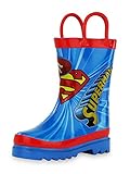 DC Comics Superman Boy's Rain Boots - Size 10 Toddler