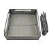 TOP-MAX Underwear Wardrobe Closet Drawer Organizer Bedroom Storage Organizer Box Divider Containers 30 Slots Compartments Adjustable Under Bed Cloth Organizer Unit for Socks Ties Hanky Belt Bra