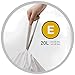 simplehuman Code E 20 Count, Genuine Custom Fit Liners, Drawstring Trash Bags in Dispenser Packs, 20 Count, 20 Liter / 5.3 Gallon, White