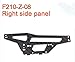 Walkera F210 RC Quadcopter Racing Drone Spare Parts: Soleplate A F210-Z-05 + Left / Right Side Panel F210-Z-07/08 + Support Frame F210-Z-13