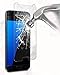 For Galaxy S7 Tempered Glass Screen Protector [2-Pack], Abcalet [Bubble-Free][Anti-Scratch] Anti-Fingerprint 9H Hardness Ultra HD Clear Film [Case-Friendly] Screen for Samsung Galaxy S7 Clear