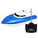 SZJJX RC Boat Remote Control Racing Boat High Speed Electric 4 Channels for Pools, Lakes and Outdoor Adventure JX802 Blue (Blue)